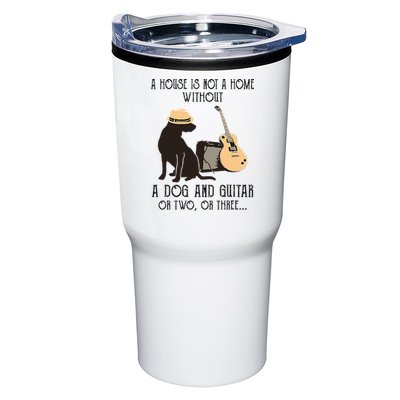 A House Is Not A Home Without A Dog And Guitar Or Two Tumbler