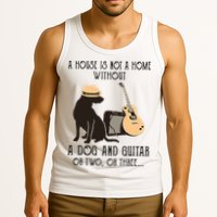 A House Is Not A Home Without A Dog And Guitar Or Two Tank Top