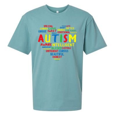 Autism Heart Intelligent Emotional Honest Awareness Sueded Cloud Jersey T-Shirt