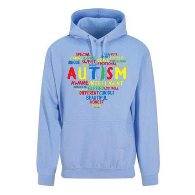 Autism Heart Intelligent Emotional Honest Awareness Unisex Surf Hoodie