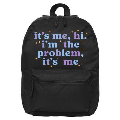 Anti Hero It's Me Hi I'm The Problem It's Me Taylor Lover Midnights 16 in Basic Backpack