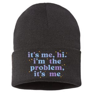 Anti Hero It's Me Hi I'm The Problem It's Me Taylor Lover Midnights Sustainable Knit Beanie