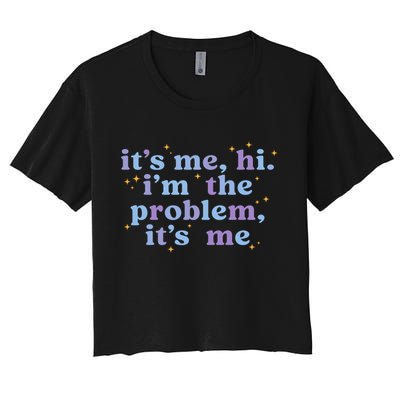 Anti Hero It's Me Hi I'm The Problem It's Me Taylor Lover Midnights Crop Top