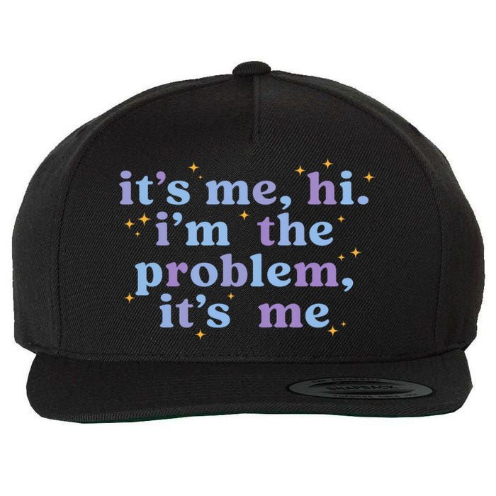 Anti Hero It's Me Hi I'm The Problem It's Me Taylor Lover Midnights Wool Snapback Cap