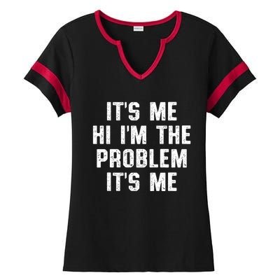 Anti Hero Its Me Hi Im The Problem Its Me Ladies Halftime Notch Neck Tee