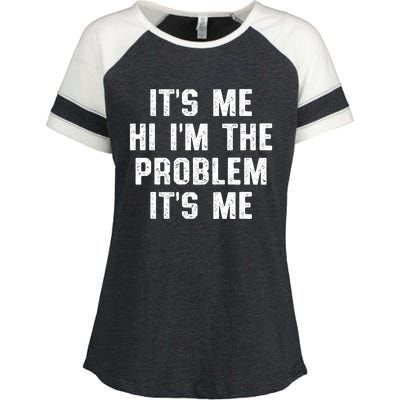 Anti Hero Its Me Hi Im The Problem Its Me Enza Ladies Jersey Colorblock Tee