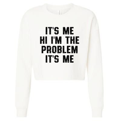 Anti Hero Its Me Hi Im The Problem Its Me Cropped Pullover Crew