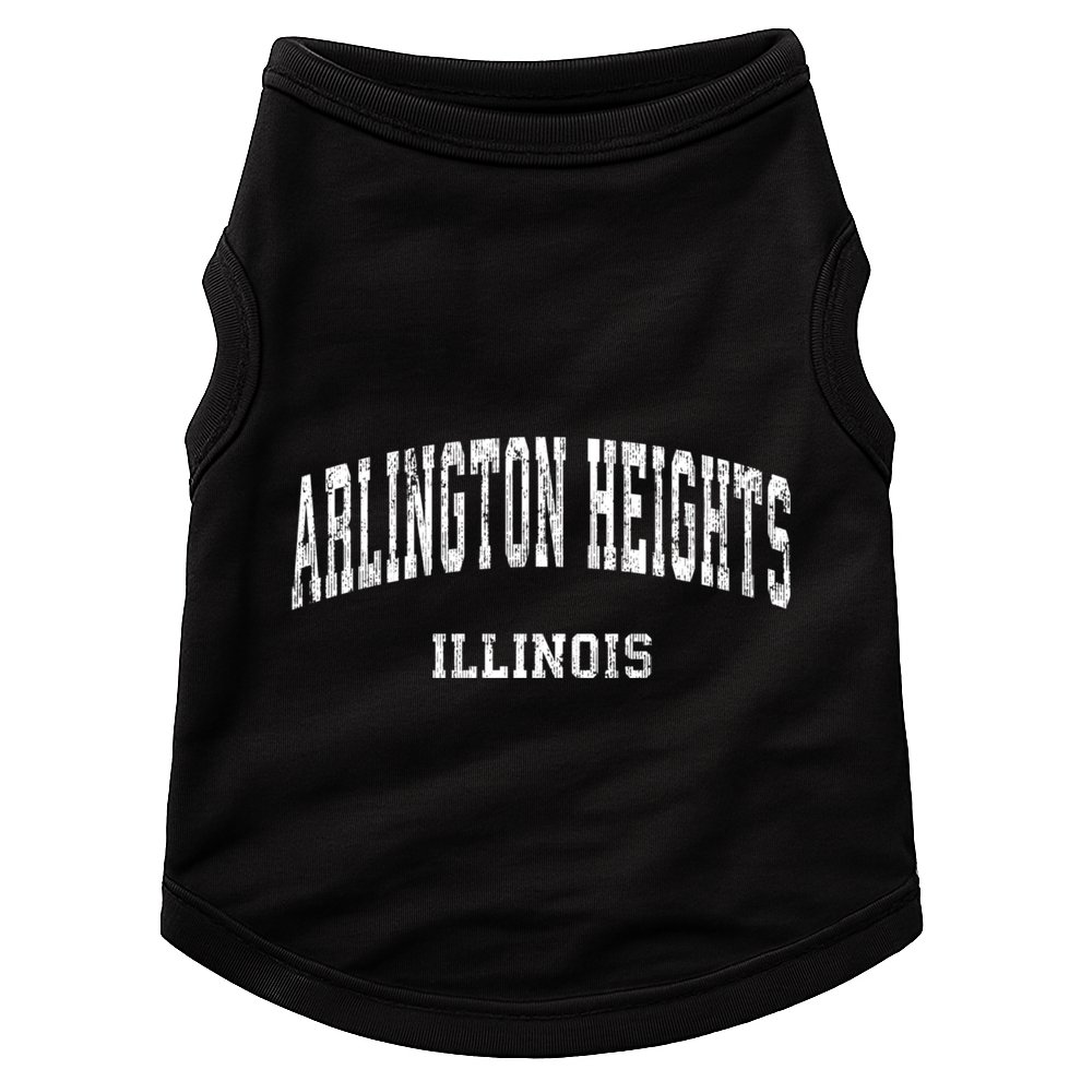 Arlington Heights Illinois Il Vintage Varsity Sports Doggie Tank