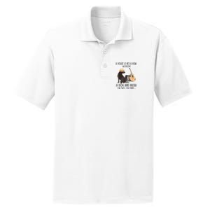 A House Is Not A Home Without A Dog And Guitar PosiCharge RacerMesh Polo