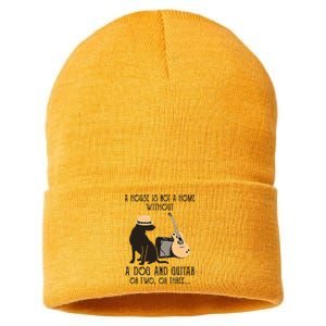 A House Is Not A Home Without A Dog And Guitar Or Two Sustainable Knit Beanie