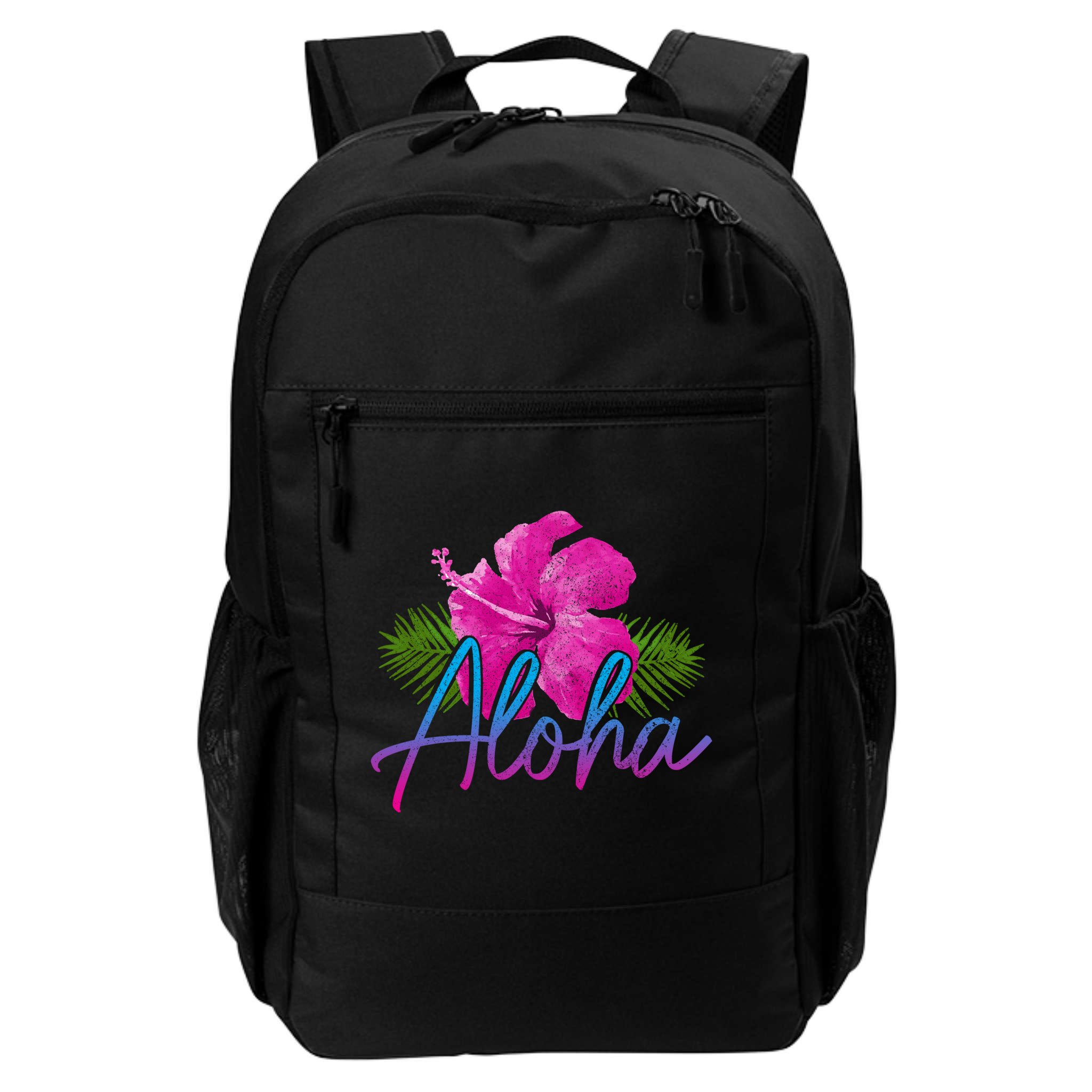 Aloha Hawaiian Islands Hawaii Surf Hibiscus Flower Surfer Great Gift Backpack