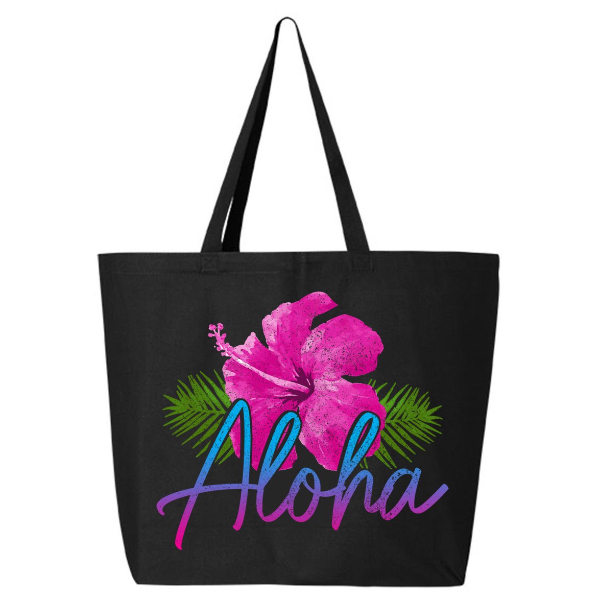 Aloha Hawaiian Islands Hawaii Surf Hibiscus Flower Surfer Great Gift 25L Jumbo Tote