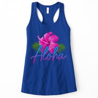 Aloha Hawaiian Islands Hawaii Surf Hibiscus Flower Surfer Great Gift Womens Tank Top