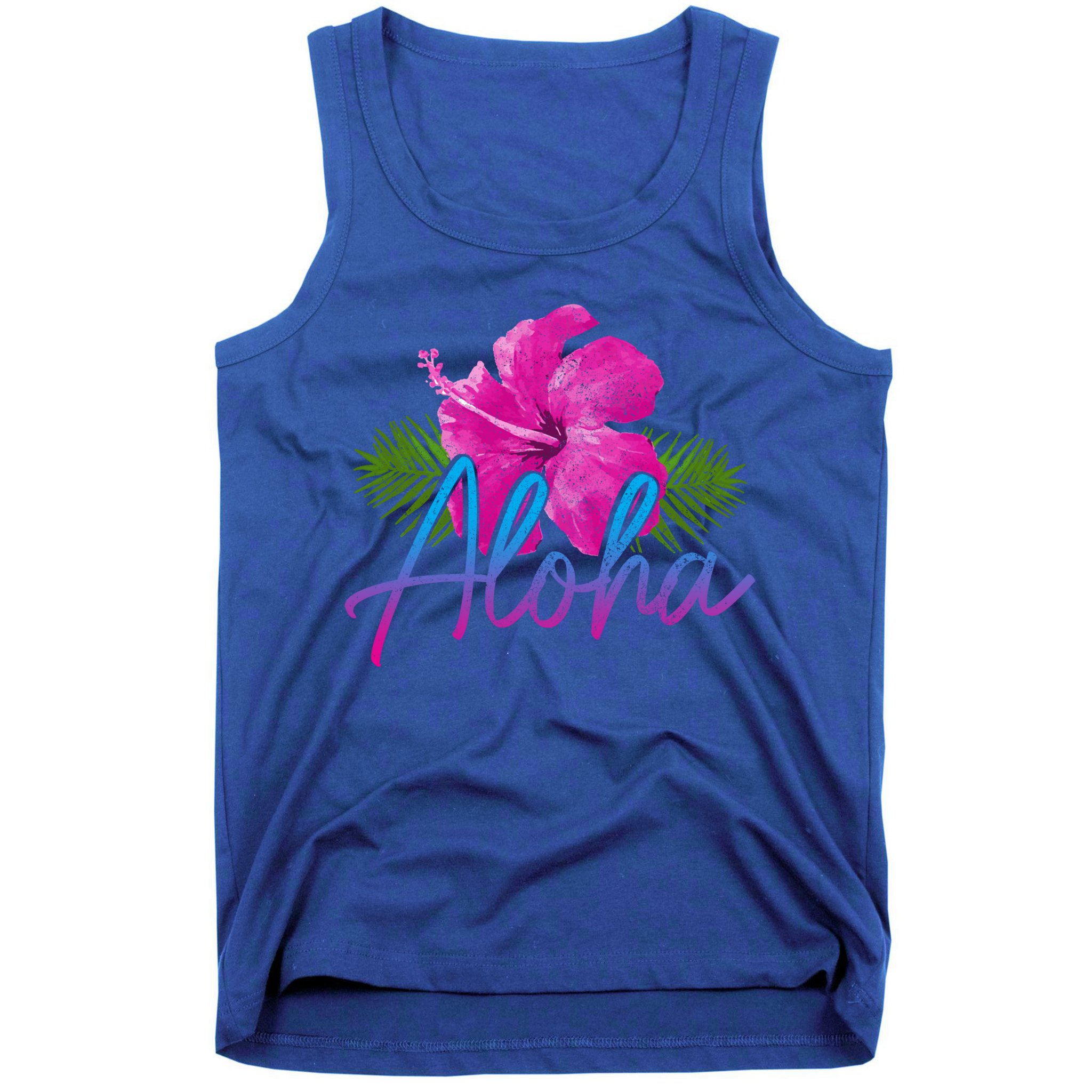 Aloha Hawaiian Islands Hawaii Surf Hibiscus Flower Surfer Great Gift Tank Top