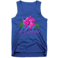 Aloha Hawaiian Islands Hawaii Surf Hibiscus Flower Surfer Great Gift Tank Top
