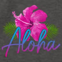Aloha Hawaiian Islands Hawaii Surf Hibiscus Flower Surfer Great Gift Vector Backpack