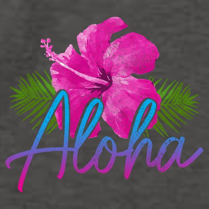 Aloha Hawaiian Islands Hawaii Surf Hibiscus Flower Surfer Great Gift Vector Backpack
