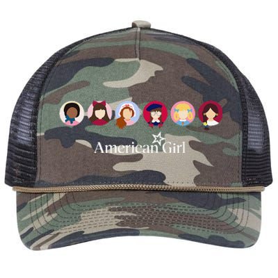 American Historical Icons Retro Rope Trucker Hat Cap