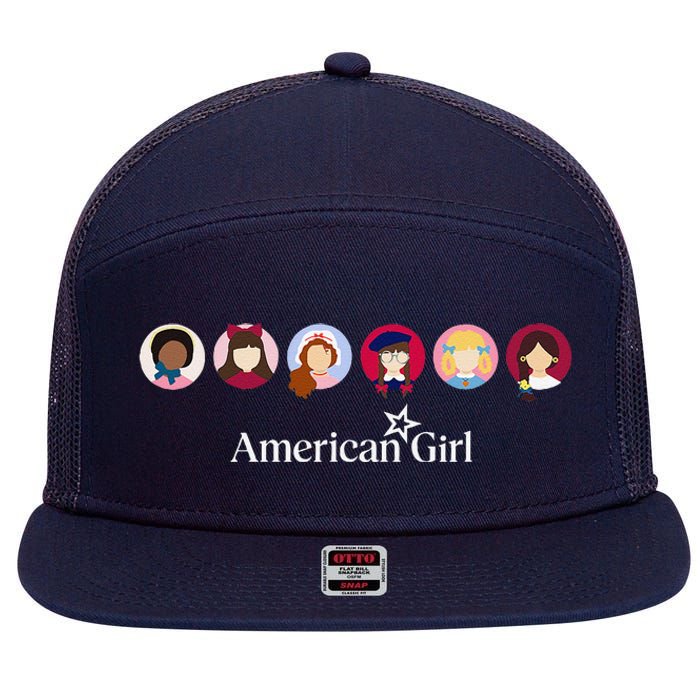 American Historical Icons 7 Panel Mesh Trucker Snapback Hat