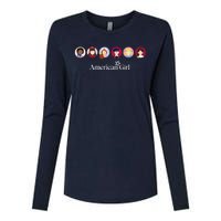 American Historical Icons Womens Cotton Relaxed Long Sleeve T-Shirt