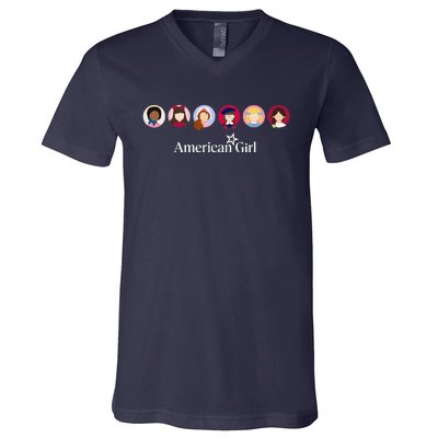 American Historical Icons V-Neck T-Shirt