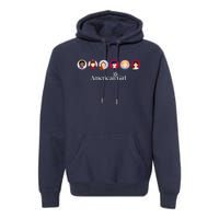 American Historical Icons Premium Hoodie