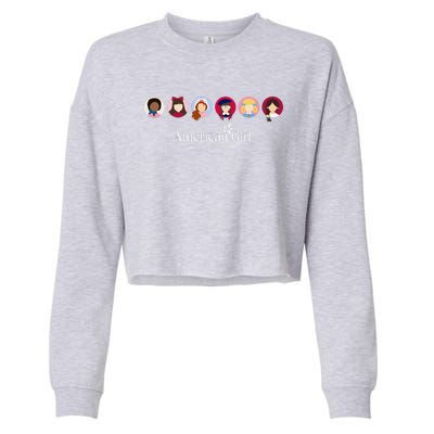 American Historical Icons Cropped Pullover Crew