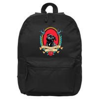 A House Is Not A Home Without A Pug Traditional Tattoo Style 16 in Basic Backpack