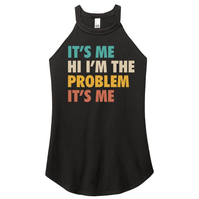 Anti Hero It's Me Hi I'm The Problem It's Me Retro Vintage Women's Perfect Tri Rocker Tank