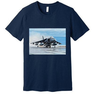 Av8b Harrier Jet Aircraft Premium T-Shirt