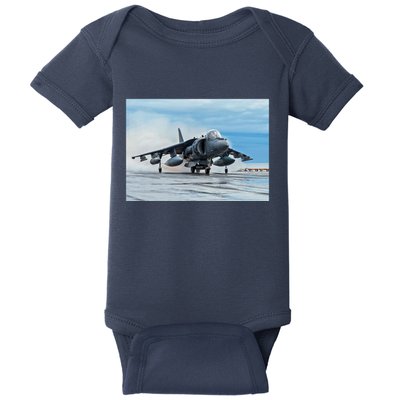 Av8b Harrier Jet Aircraft Baby Bodysuit