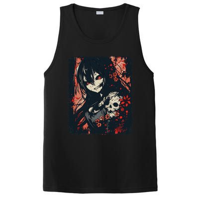 Anime Horroraesthetic Japanese Creepy Kawaii Goth PosiCharge Competitor Tank