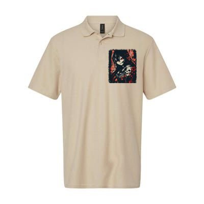 Anime Horroraesthetic Japanese Creepy Kawaii Goth Softstyle Adult Sport Polo