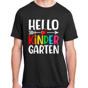 Awesome Hello Kindergarten Teacher Student Cute Kindergarten Meaningful Gift Adult ChromaSoft Performance T-Shirt