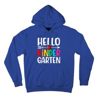 Awesome Hello Kindergarten Teacher Student Cute Kindergarten Meaningful Gift Hoodie