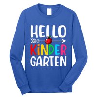 Awesome Hello Kindergarten Teacher Student Cute Kindergarten Meaningful Gift Long Sleeve Shirt