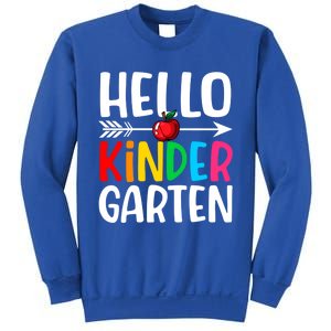 Awesome Hello Kindergarten Teacher Student Cute Kindergarten Meaningful Gift Sweatshirt