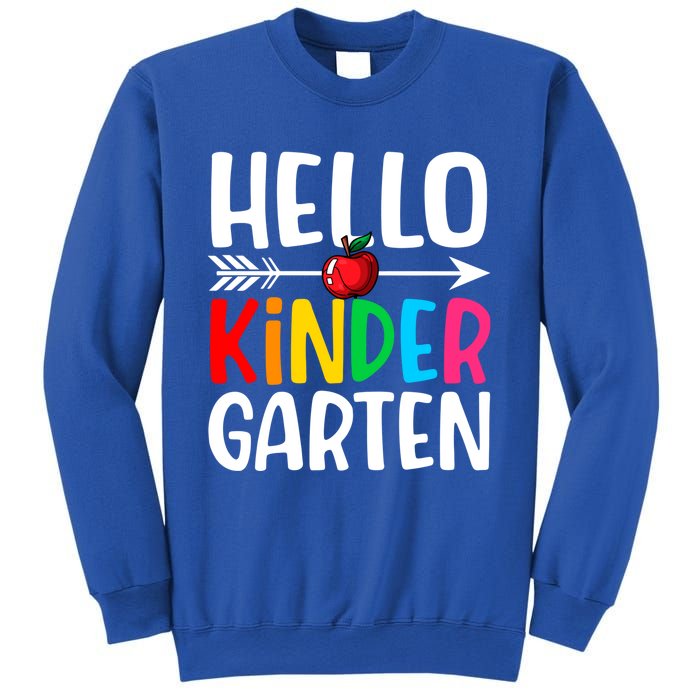 Awesome Hello Kindergarten Teacher Student Cute Kindergarten Meaningful Gift Sweatshirt