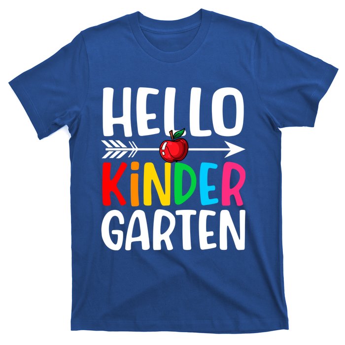 Awesome Hello Kindergarten Teacher Student Cute Kindergarten Meaningful Gift T-Shirt