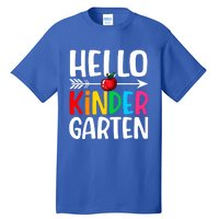 Awesome Hello Kindergarten Teacher Student Cute Kindergarten Meaningful Gift Tall T-Shirt