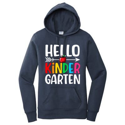 Awesome Hello Kindergarten Teacher Student Cute Kindergarten Meaningful Gift Women's Pullover Hoodie