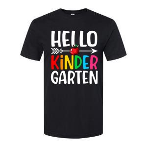 Awesome Hello Kindergarten Teacher Student Cute Kindergarten Meaningful Gift Softstyle CVC T-Shirt