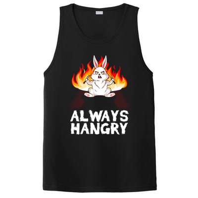 Always Hungry Knife Fire Bunny Rabbit Kawaii Anime Rodent Gift PosiCharge Competitor Tank