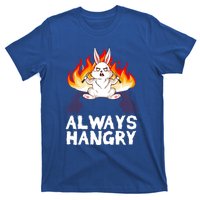 Always Hungry Knife Fire Bunny Rabbit Kawaii Anime Rodent Gift T-Shirt