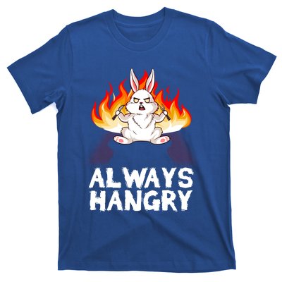 Always Hungry Knife Fire Bunny Rabbit Kawaii Anime Rodent Gift T-Shirt