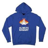 Always Hungry Knife Fire Bunny Rabbit Kawaii Anime Rodent Gift Tall Hoodie