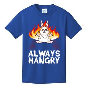 Always Hungry Knife Fire Bunny Rabbit Kawaii Anime Rodent Gift Kids T-Shirt