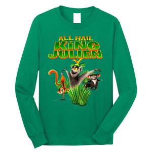 All Hail King Julien Gift For Fans All Hail King Julien Crimson Long Sleeve Shirt