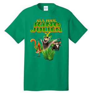 All Hail King Julien Gift For Fans All Hail King Julien Crimson Tall T-Shirt