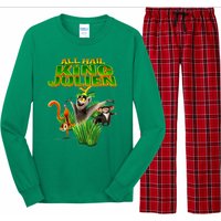 All Hail King Julien Gift For Fans All Hail King Julien Crimson Long Sleeve Pajama Set